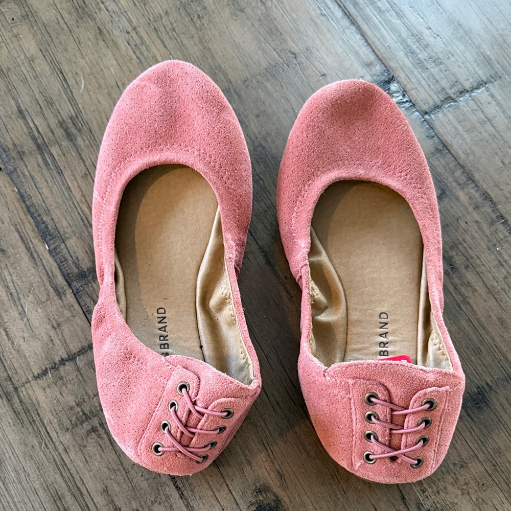 Lucky Brand Coral Suede Loafers